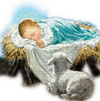 Rena Krippe Weihnachten Christmas Baby Jesus - PNG gratuit