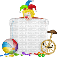Kaz_Creations Cartoon Baby Clown Circus - безплатен png