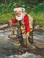 Santa fishing bp - darmowe png