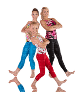 Kaz_Creations Woman Femme Child Girl Friends Family Fitness - PNG gratuit