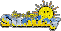 have a sunny sunday - GIF animate gratis