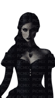 woman gothic black - gratis png