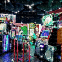 background arcade - GIF animado gratis