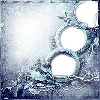 soave frame background transparent flowers blue - δωρεάν png