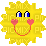 Happy sun - Ilmainen animoitu GIF