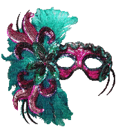Maska karnawałowa - Gratis animeret GIF