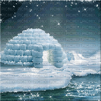 kikkapink winter animated background igloo