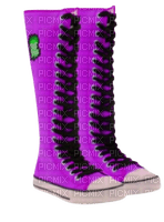 Boots Purple - By StormGalaxy05 - nemokama png
