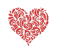 dekor szív - GIF animado gratis