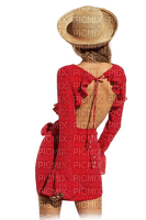 kikkapink summer woman red fashion hat - darmowe png
