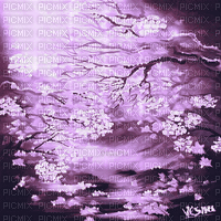 Y.A.M._Japan background purple - Zdarma animovaný GIF