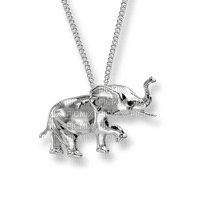 Elephant Silver Deco  - Bogusia - 免费PNG