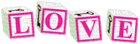 Blocks.Love.Text.White.Pink - δωρεάν png
