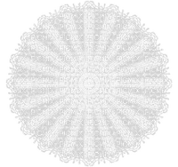effect effet effekt overlay deco abstract white blanc tube circle round - PNG gratuit
