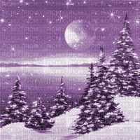 Y.A.M._Winter background purple - Gratis geanimeerde GIF