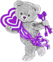 soave deco valentine bear toy cupid heart - 無料png