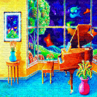 Y.A.M._Interior room background - GIF animado grátis