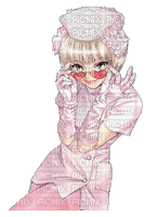 girl mädchen fille  child kind enfant   tube  person people    manga anime  animated animation gif anime glitter pink