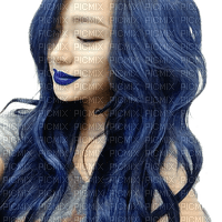 Mujer pelo azul by EstrellaCristal