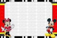 image encre happy birthday Minnie Mickey Disney edited by me - PNG gratuit