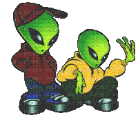 aliens - Δωρεάν κινούμενο GIF