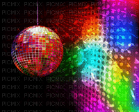 Kaz_Creations Colours Disco Ball Backgrounds Background - ücretsiz png