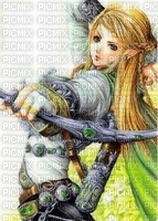 manga elfo laurachan - бесплатно png