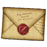винтажный конверт - Ingyenes animált GIF