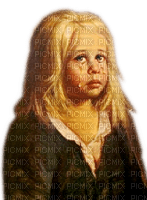 Rena traurig Girl mädchen Kind child vintage - gratis png