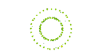 effect effet effekt overlay deco abstract gif anime animated animation circle green - GIF เคลื่อนไหวฟรี