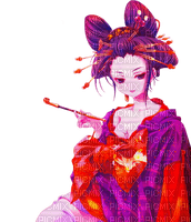 Anime geisha ❤️ elizamio - PNG gratuit