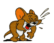 souris jerry mouse gif fun cartoon movie anime animated tube maus - GIF animé gratuit