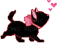 cat silhouette - Безплатен анимиран GIF