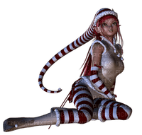 Kaz_Creations Christmas Poser Dolls - PNG gratuit