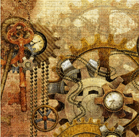 Rena Steampunk Glitzer Background Hintergrund - Darmowy animowany GIF