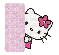 Hello kitty cute mignon kawaii adorable gif - Безплатен анимиран GIF