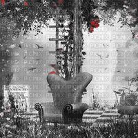 soave background animated fantasy sofa garden - Zdarma animovaný GIF