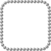 frame cadre pearls sunshine3 - png gratuito