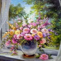 loly33 vase fenêtre fond - бесплатно png