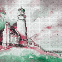 soave background animated summer lighthouse - GIF animé gratuit