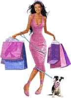 woman shopping bp - png gratuito
