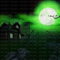 Green Halloween Background - nemokama png