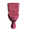 pink toilet - 無料のアニメーション GIF