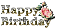 Happy Birthday, Rose - Darmowy animowany GIF