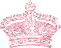 dolceluna pink queen crown deco - png grátis