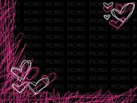 Emo hearts background - 無料png