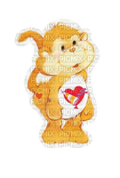 playful heart monkey - PNG gratuit