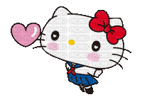 Hello Kitty, гиф, Карина - Gratis animeret GIF