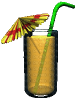 summer drink - GIF animasi gratis