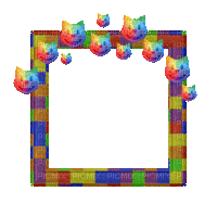 Small Rainbow Frame - 無料のアニメーション GIF